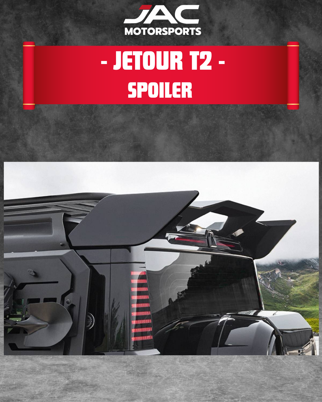 JETOUR T2 SPOILER