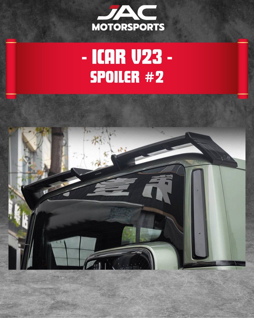 ICAR V23 SPOILER