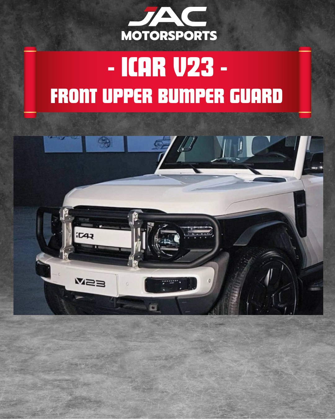 ICAR V23 FRONT UPPER BUMPER GUARD