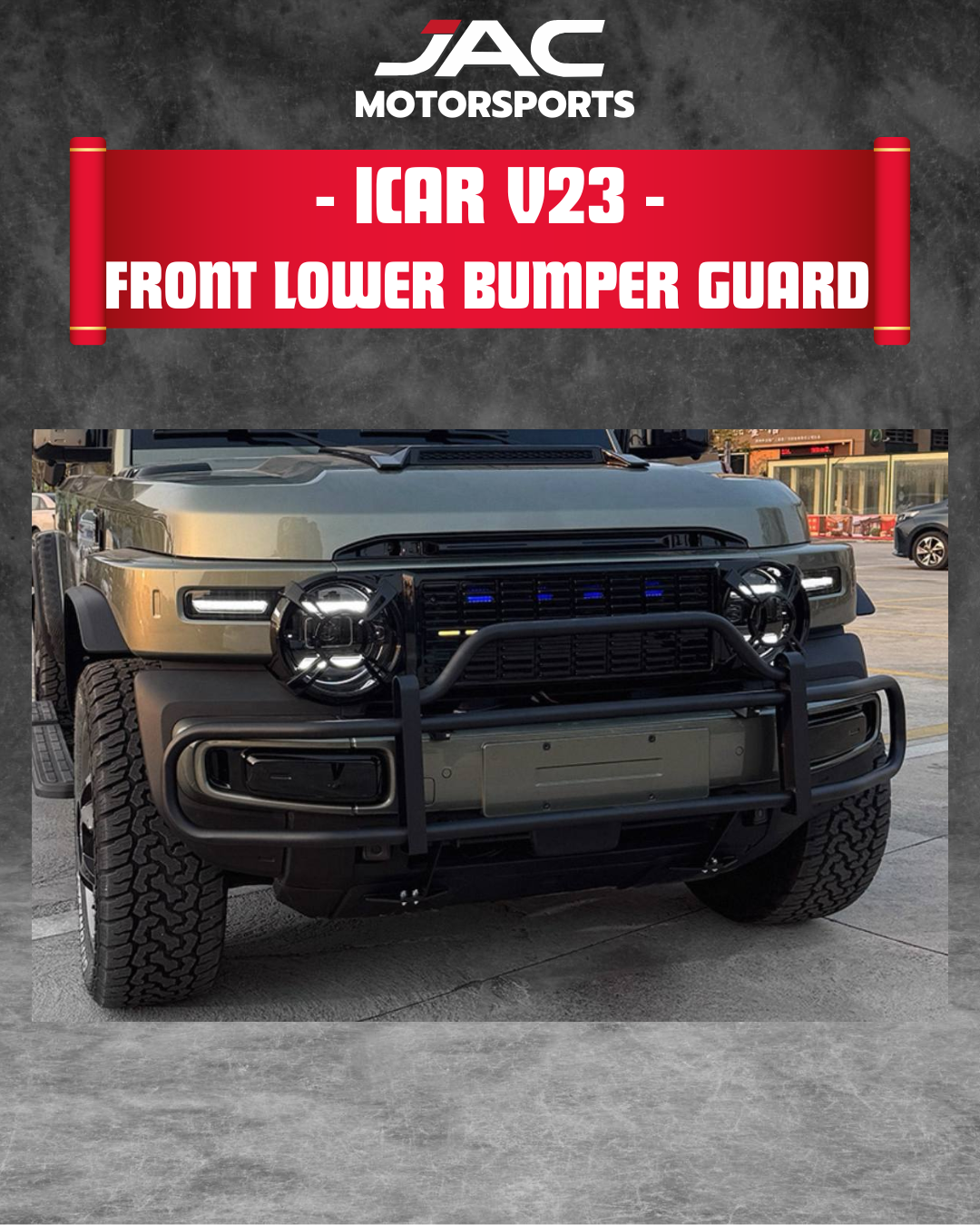 ICAR V23 FRONT LOWER BUMPER GUARD