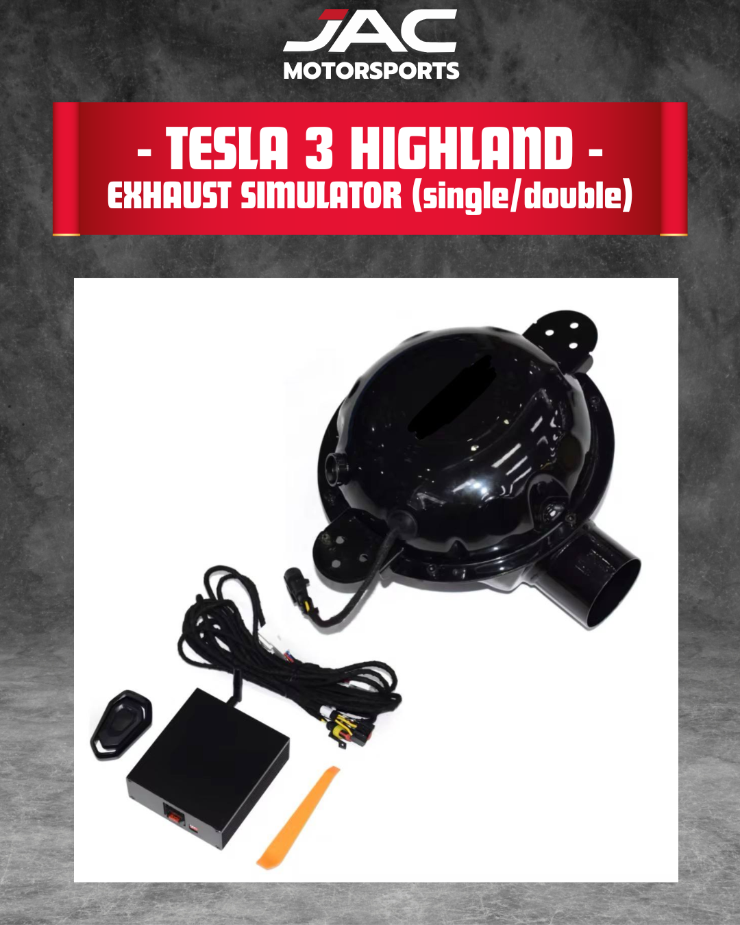 TESLA HIGHLAND EXHAUST SIMILATOR (SINGLE)