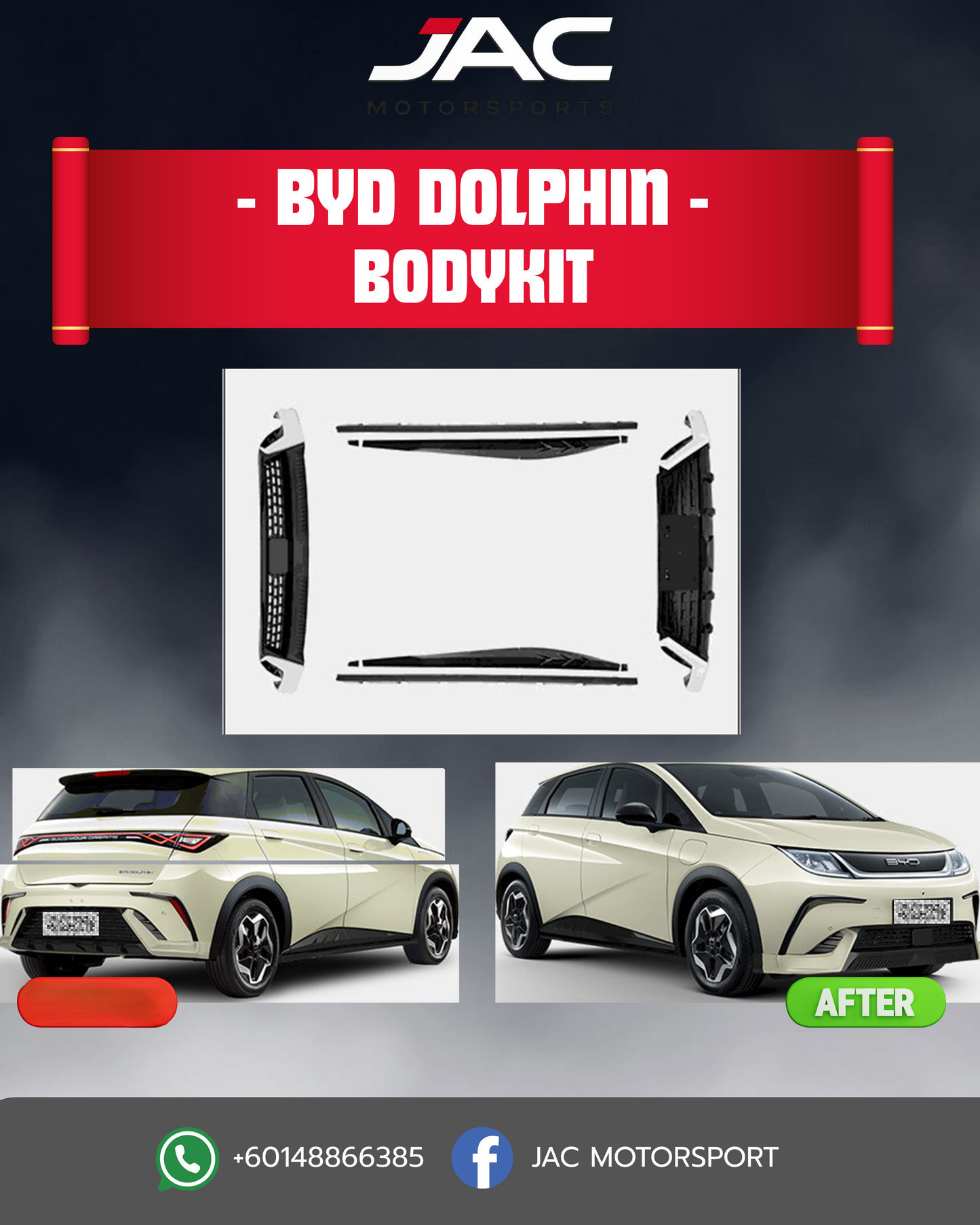 BYD DOLPHIN BODYKIT (WITH PAINT)