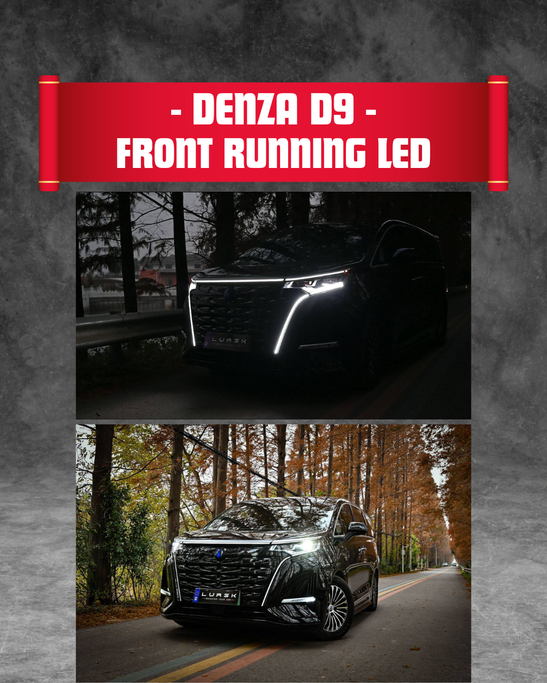DENZA D9 FRONT RUNNING LED