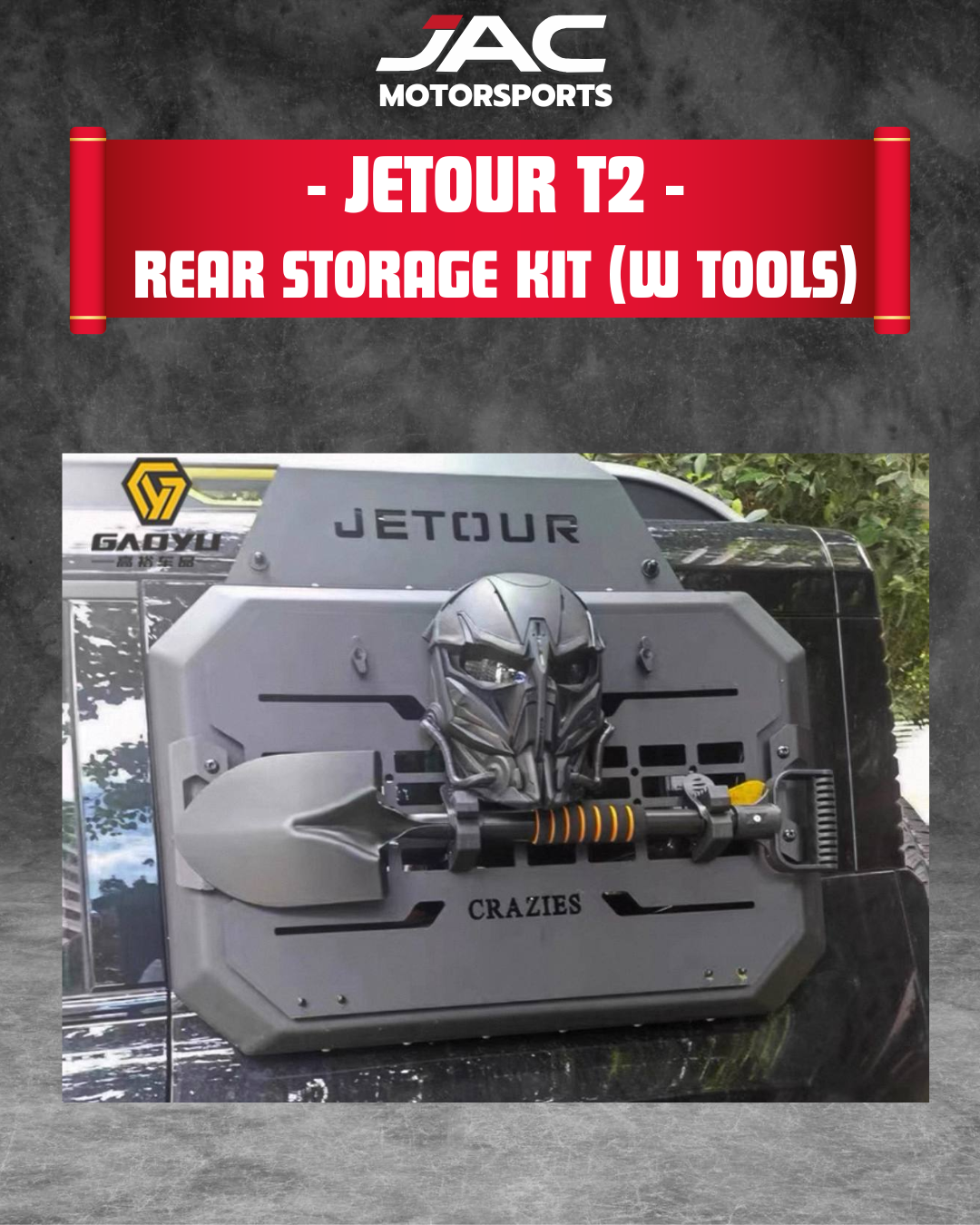 JETOUR T2 REAR STORAGE KIT (WITH TOOLS)