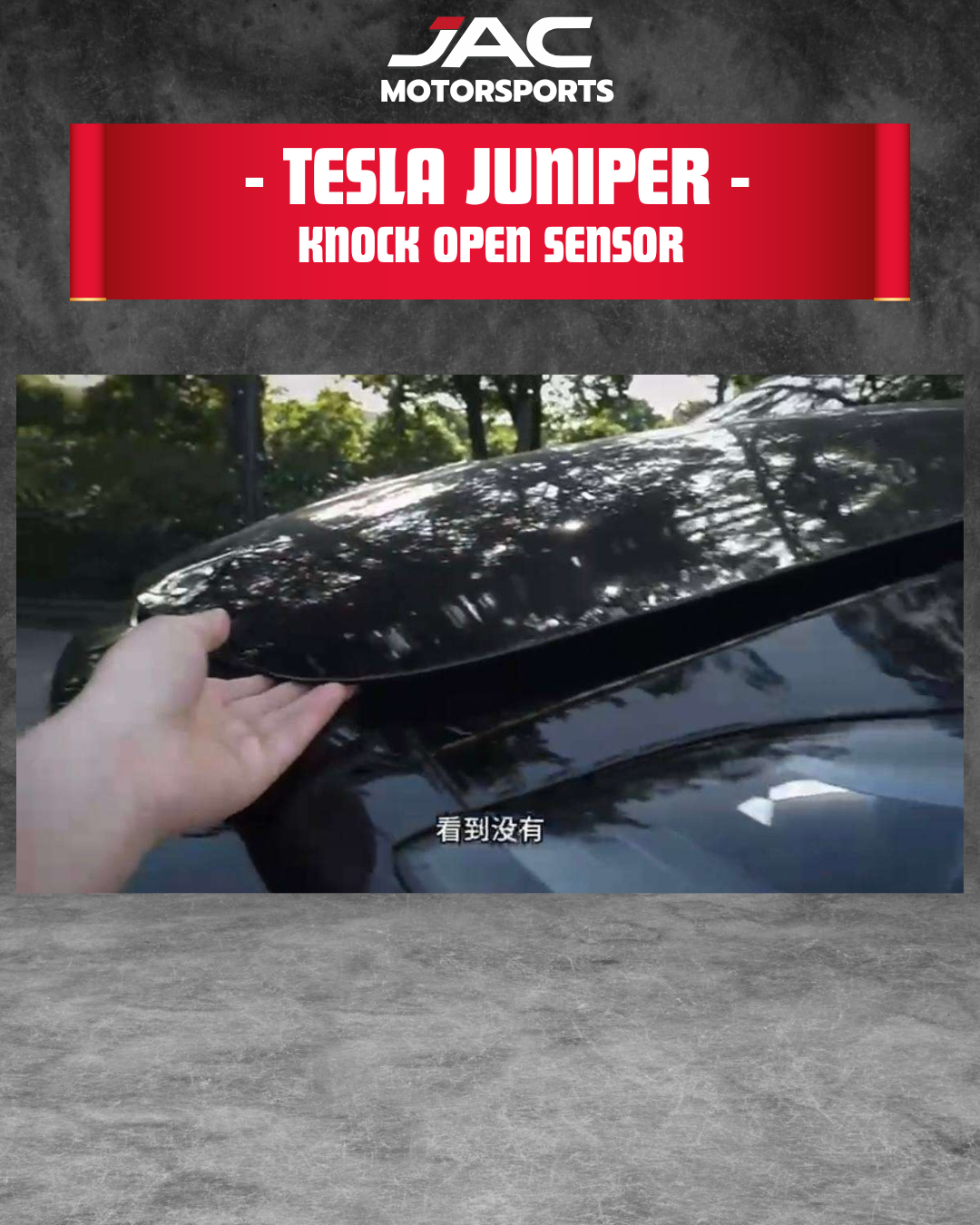 TESLA JUNIPER KNOCK OPEN SENSOR