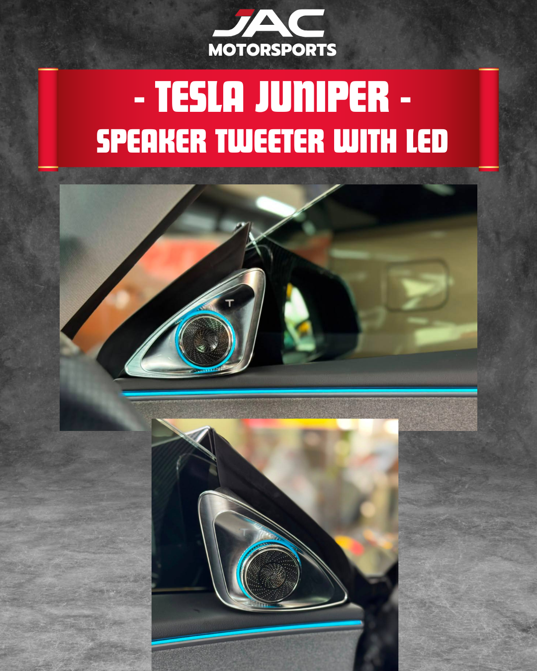 TESLA MODEL Y JUNIPER SPEAKER TWEETER WITH LED