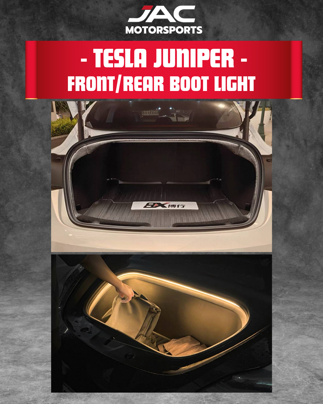 TESLA JUNIPER FRONT/REAR BOOT LIGHT