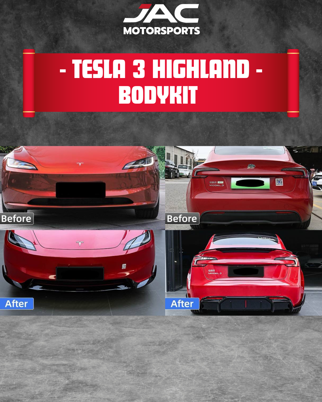 TESLA MODEL 3 HIGHLAND BODYKIT
