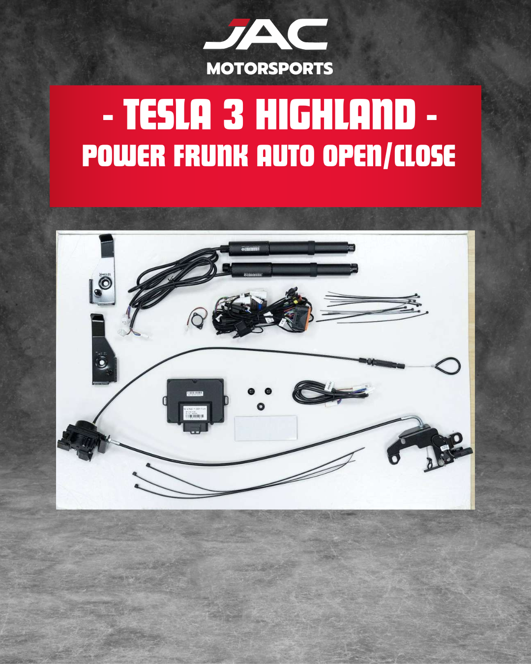TESLA HIGHLAND POWER FRUNK