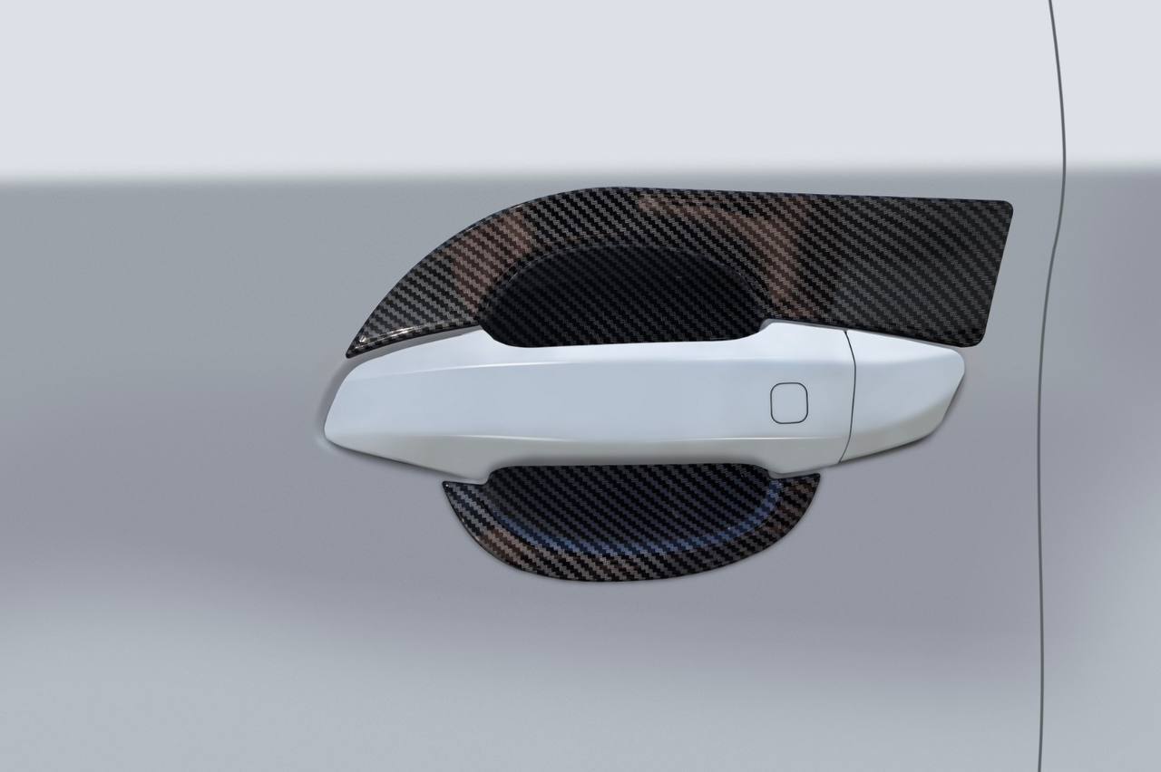 BYD M6 DOOR HANDLE COVER BOWL CARBON FIBER