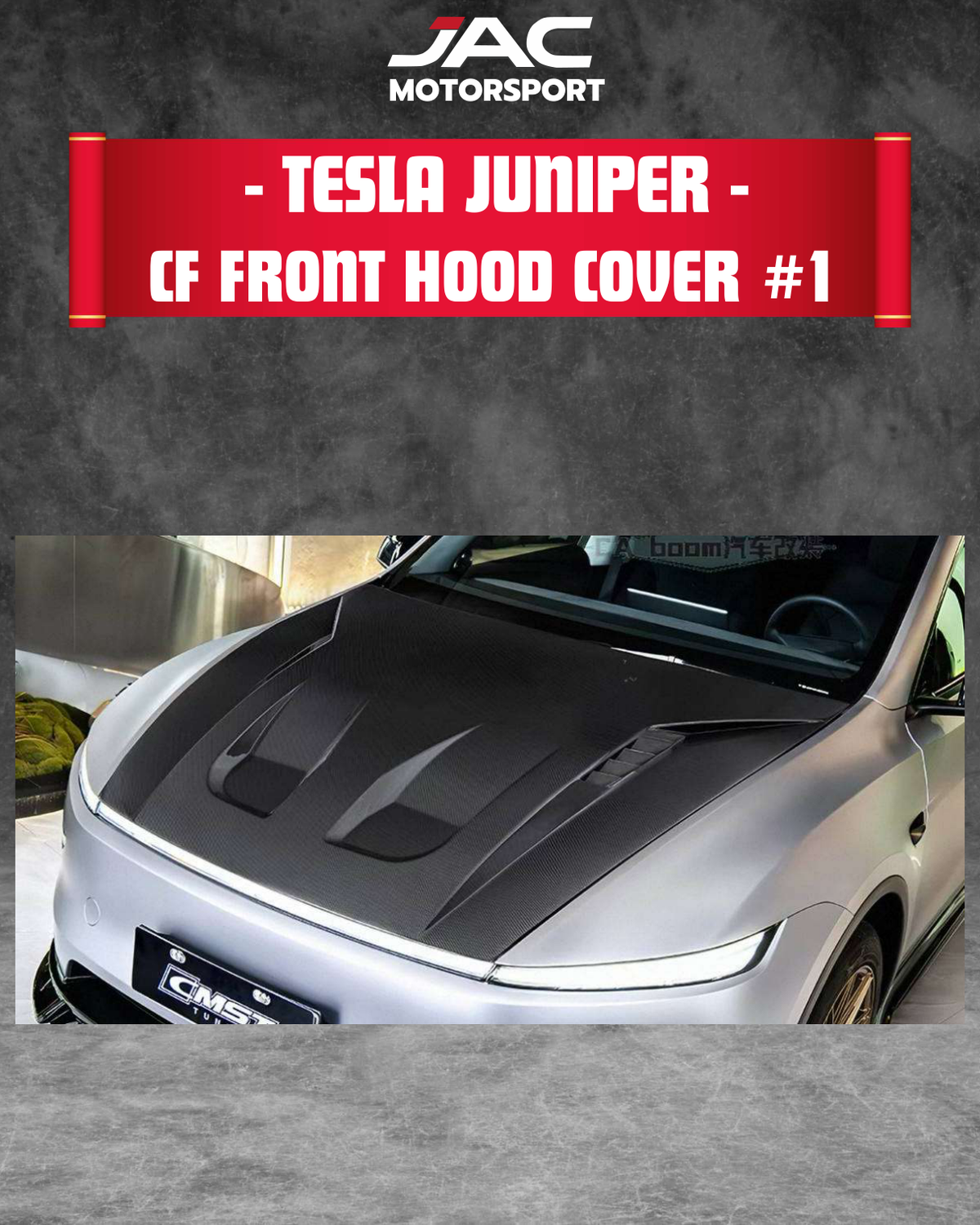 TESLA JUNIPER CF FRONT HOOD COVER #1 - whole catalogue page 12