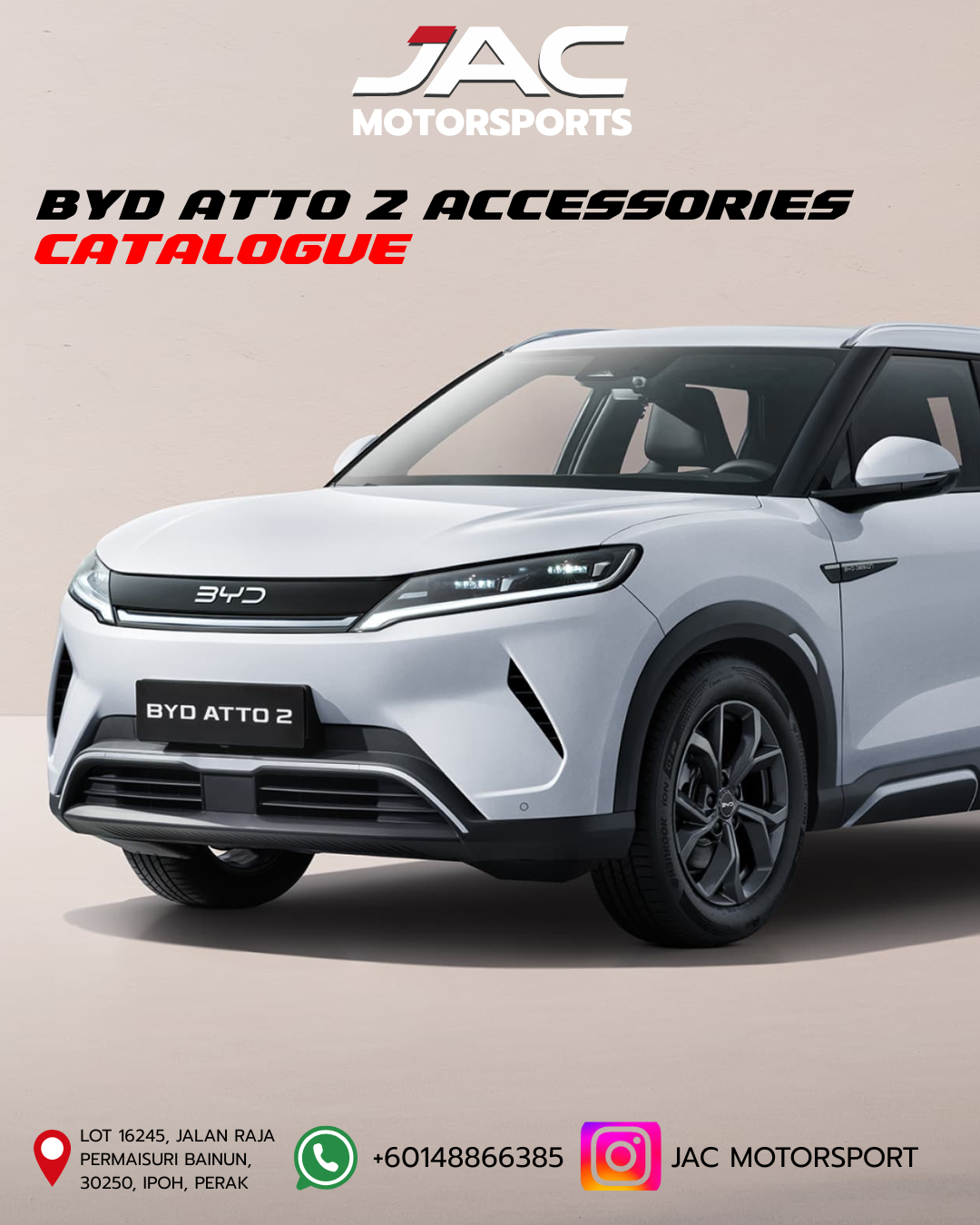 BYD ATTO 2 ACCESSORIES