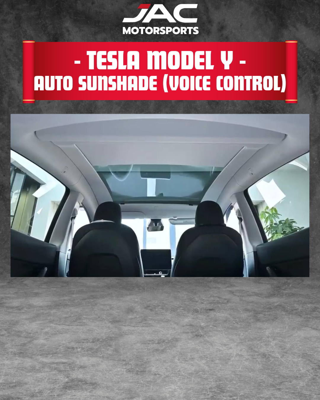 TESLA MODEL Y AUTO SUNSHADE (VOICE CONTROL)