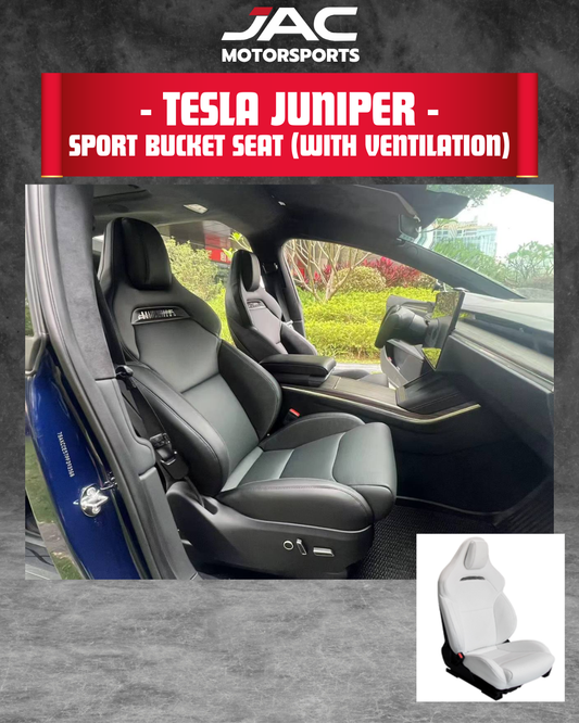 TESLA JUNIPER SPORT BUCKET SEAT (WITH VENTILATION)
