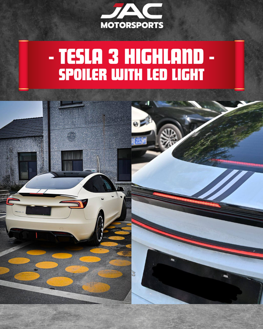 TESLA HIGHLAND SPOILER WITH LED