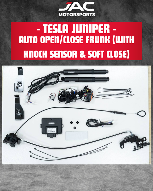 TESLA JUNIPER AUTO OPEN/CLOSE FRUNK (WITH KNOCK SENSOR & SOFT CLOSE)