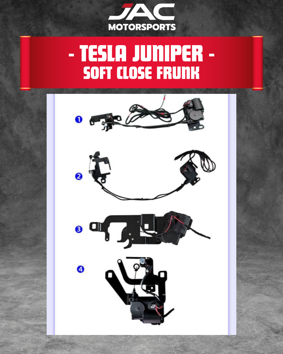 TESLA JUNIPER SOFT CLOSE FRUNK