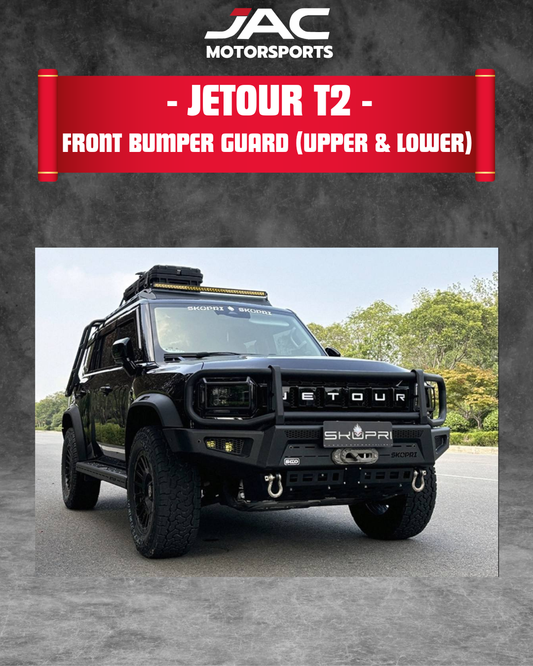 JETOUR T2 FRONT BUMPER GUARD UPPER & LOWER