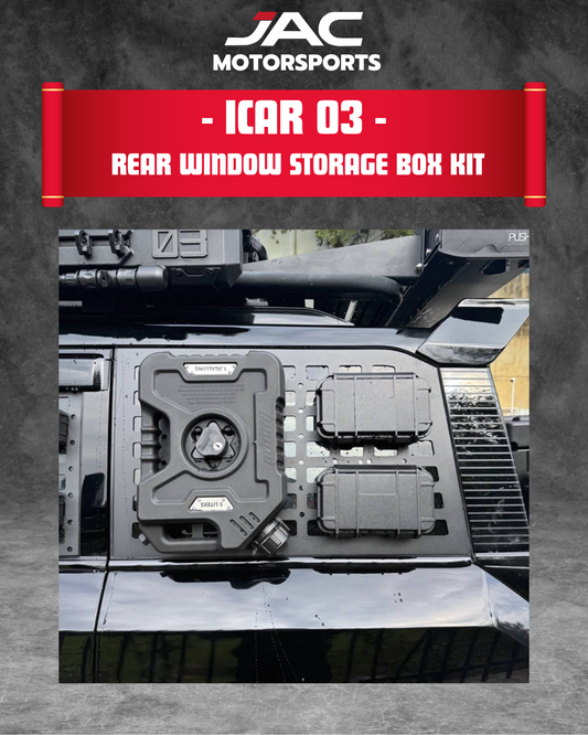 ICAR 03 REAR WINDOW STORAGE BOX KIT