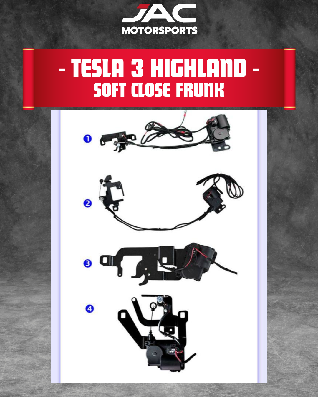 TESLA HIGHLAND SOFT CLOSE FRUNK