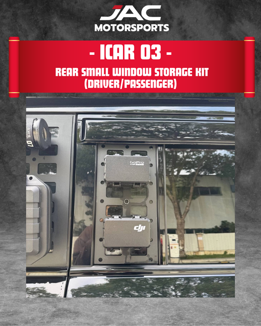 ICAR 03 REAR SMALL WINDOW STORAGE KIT