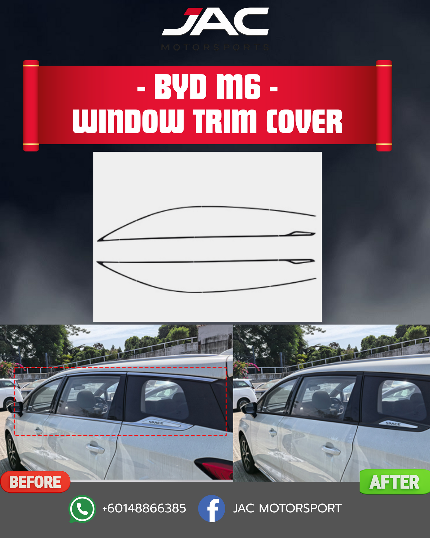 BYD M6 BLACK WARRIOR KIT