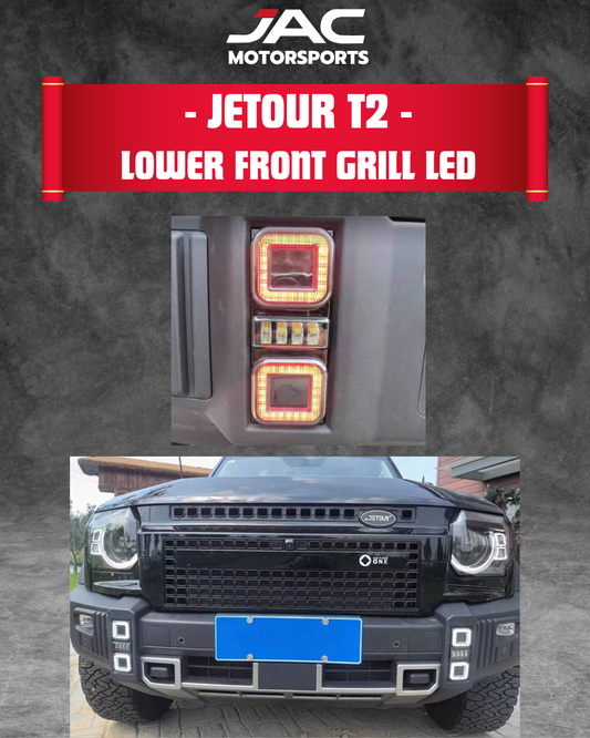 JETOUR T2 LOWER FRONT GRILL LED