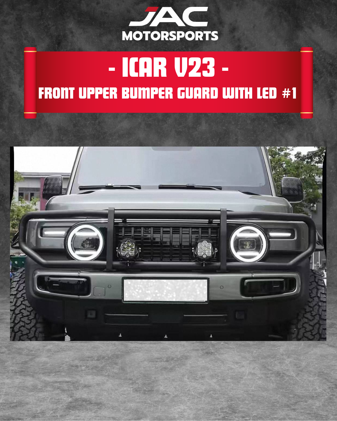 ICAR V23 FRONT UPPER BUMPER GUARD LED #1