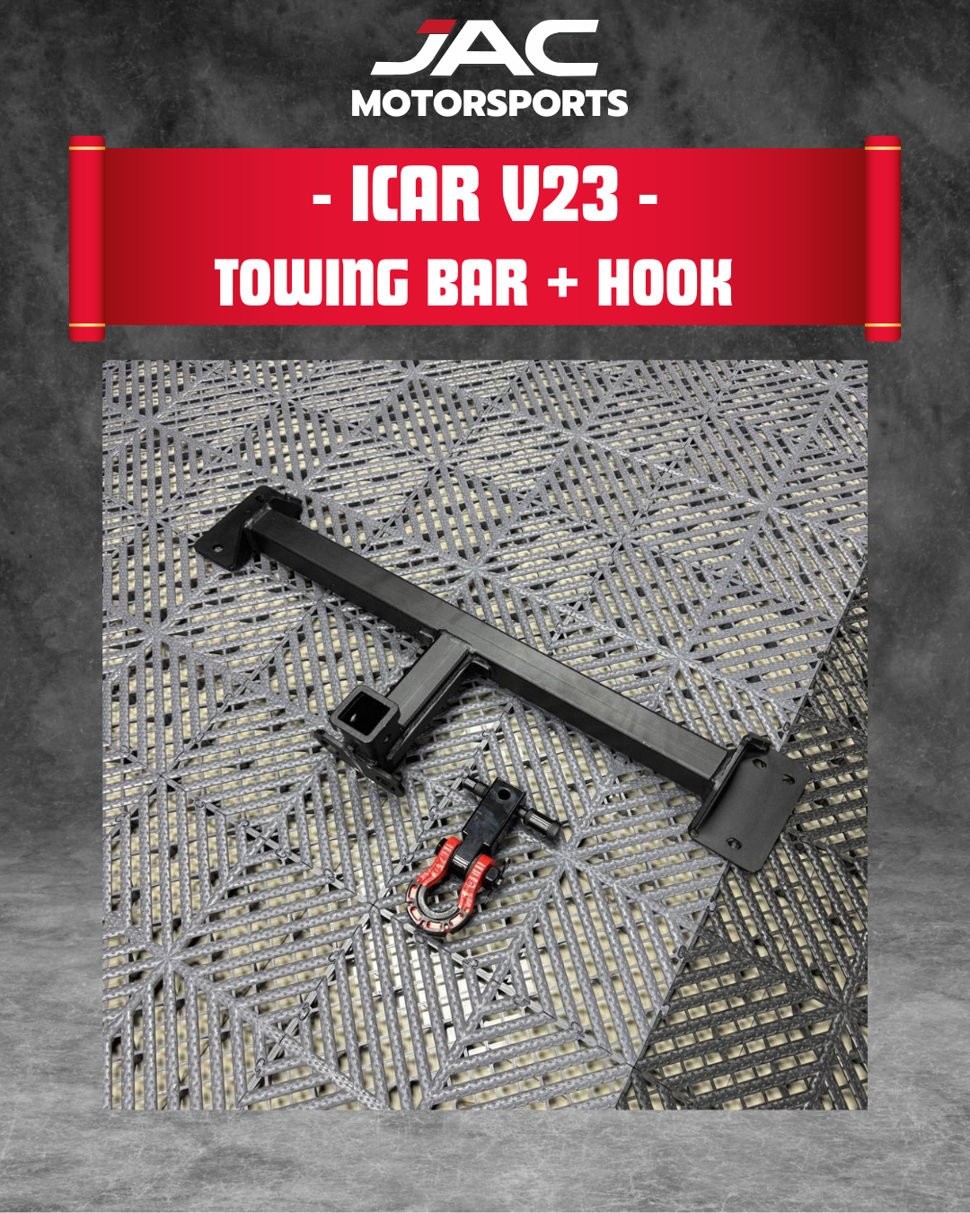 ICAR V23 TOWING BAR + HOOK