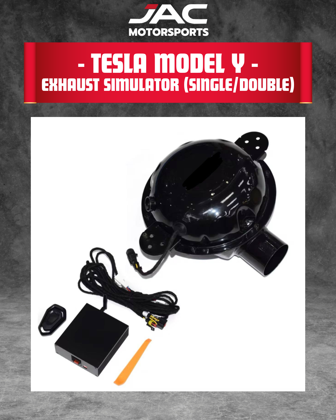 TESLA MODEL Y EXHAUST SIMULATOR (DOUBLE)
