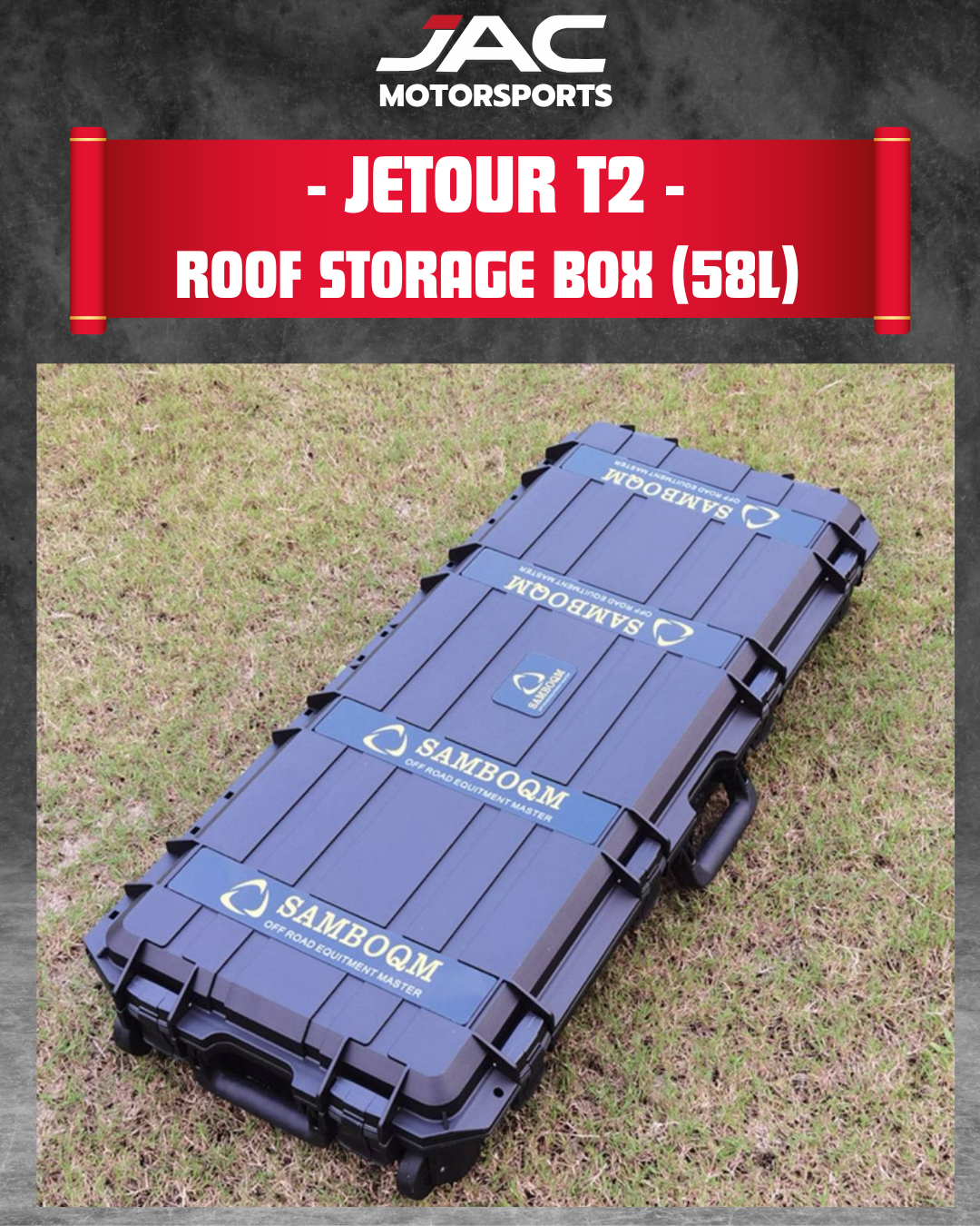 JETOUR T2 ROOF STORAGE BOX (58L)