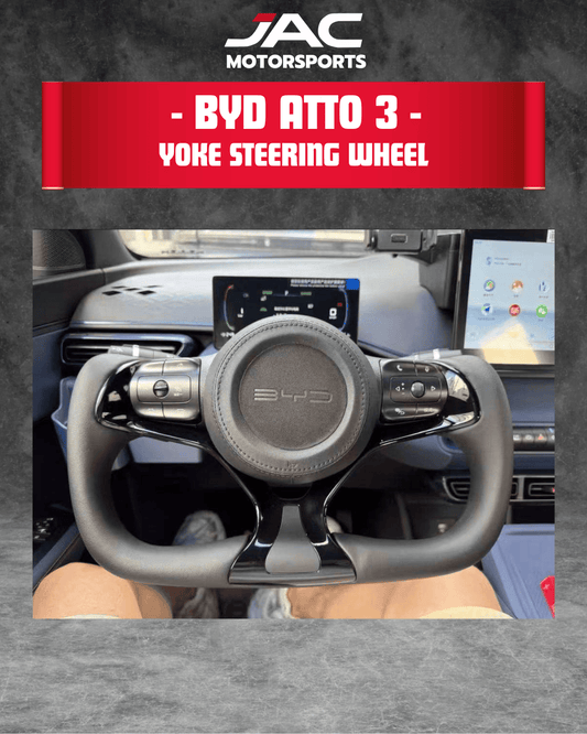 BYD ATTO 3 PREMIUM YOKE STEERING (CUSTOM DESIGN)