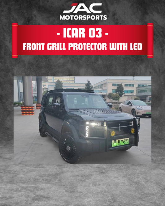 ICAR 03 FRONT GRILL GUARD WITH LED #1