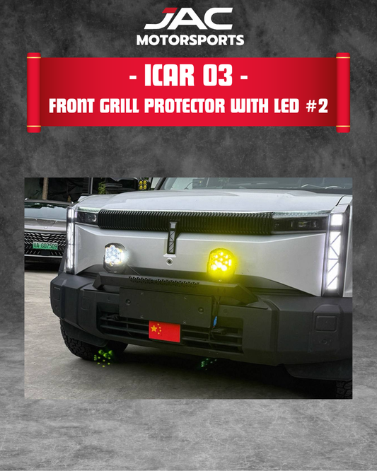 ICAR 03 FRONT GRILL GUARD WITH LED #2