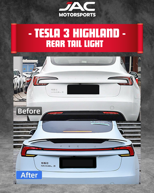 TESLA HIGHLAND REAR TAIL LIGHT LED