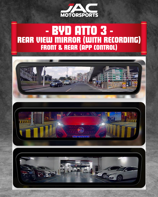BYD ATTO 3 REAR VIEW MIRROR (WITH RECORDING & APP CONTROL)
