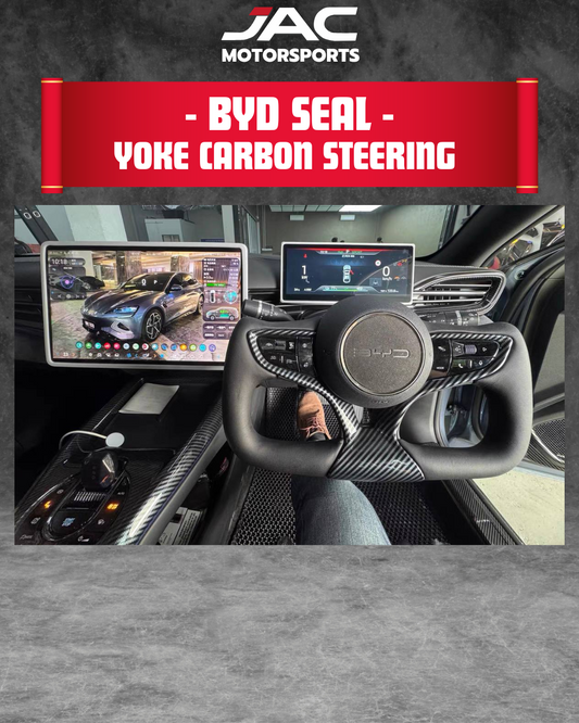 BYD SEAL YOKE CARBON STEERING