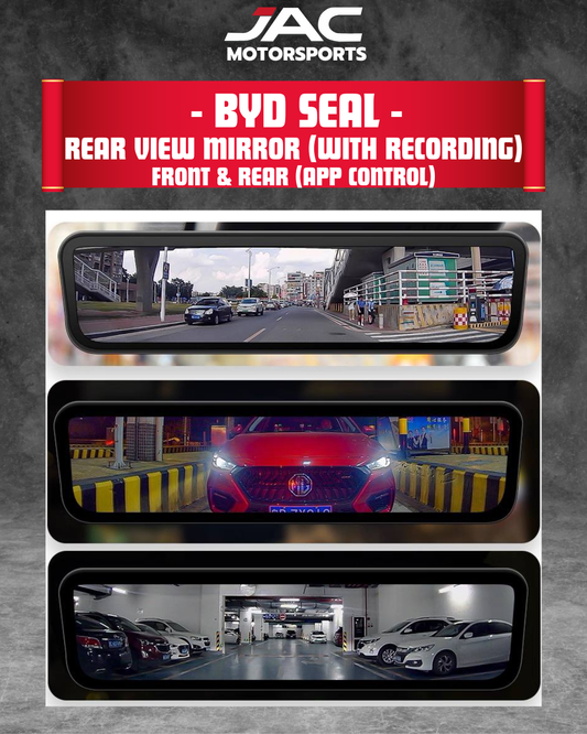 BYD SEAL REAR VIEW MIRROR WITH RECORDING & APP CONTROL