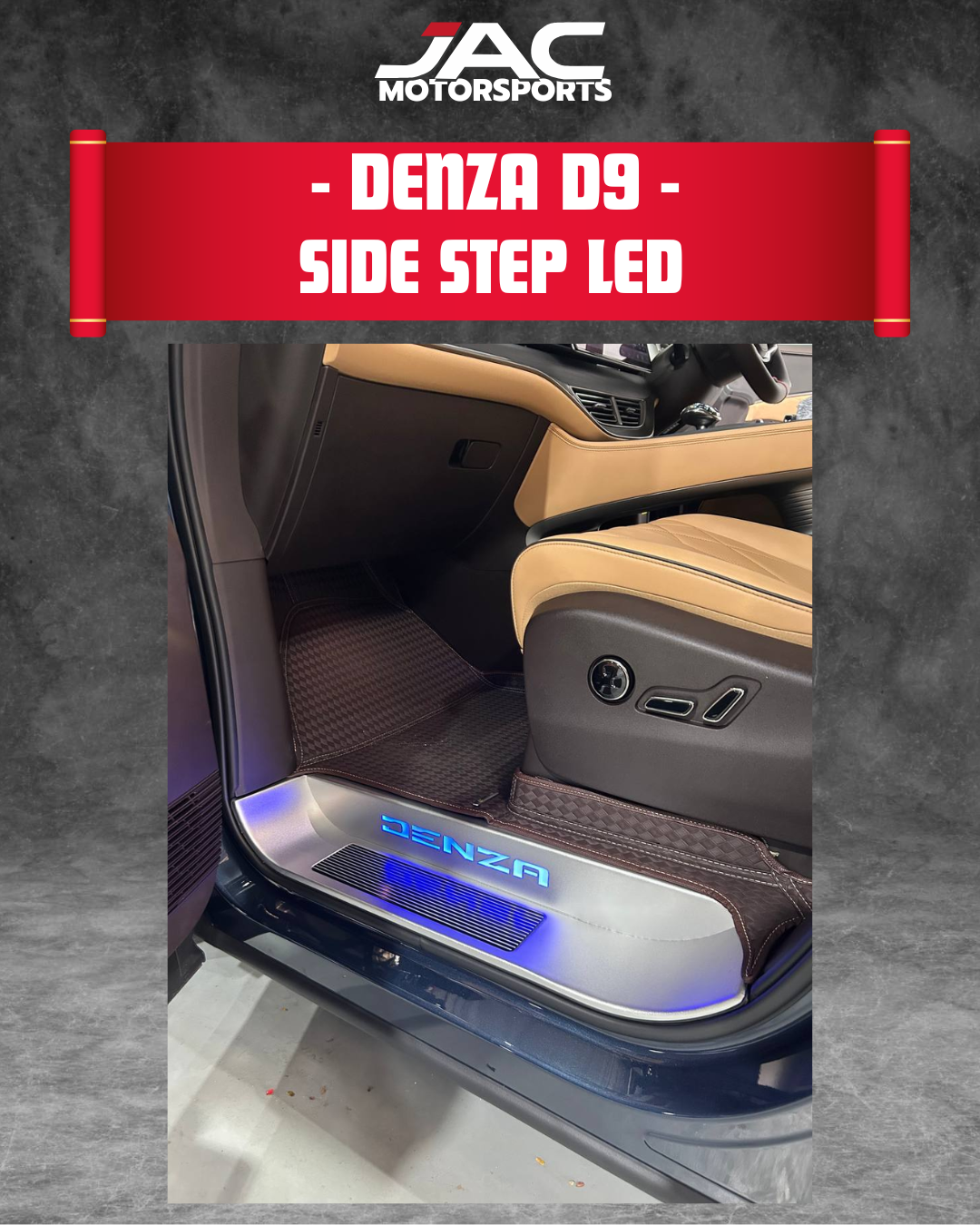 DENZA D9 SIDE STEP LED