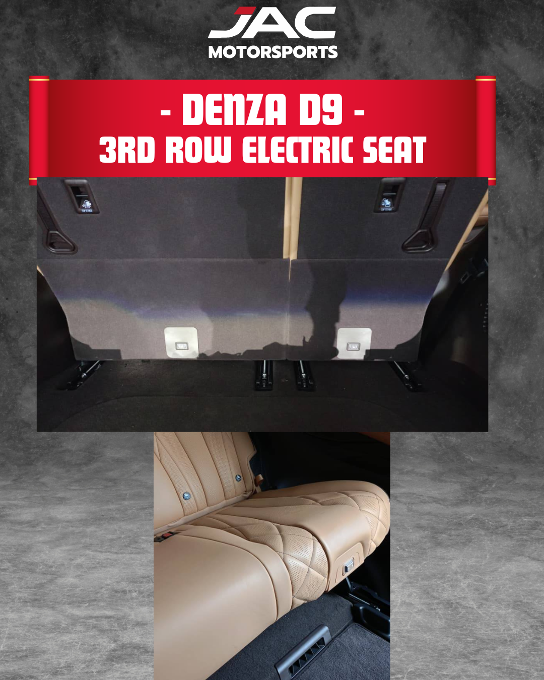 DENZA D9 3RD ROW ELECTRIC SEAT