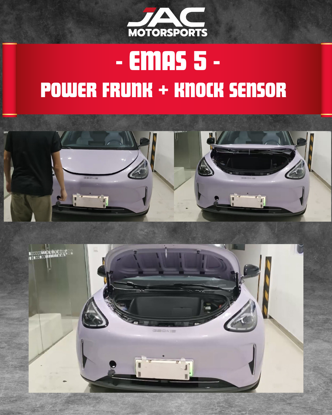 PROTON EMAS 5 POWER FRUNK + KNOCK SENSOR