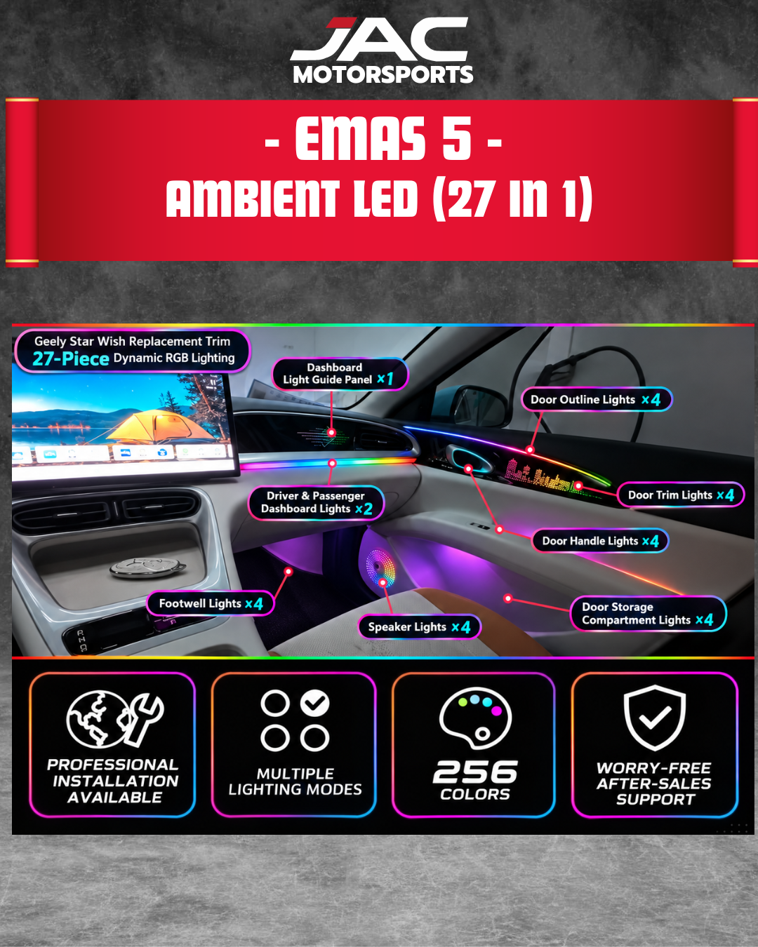 PROTON EMAS 5 AMBIENT LED (27 IN 1)