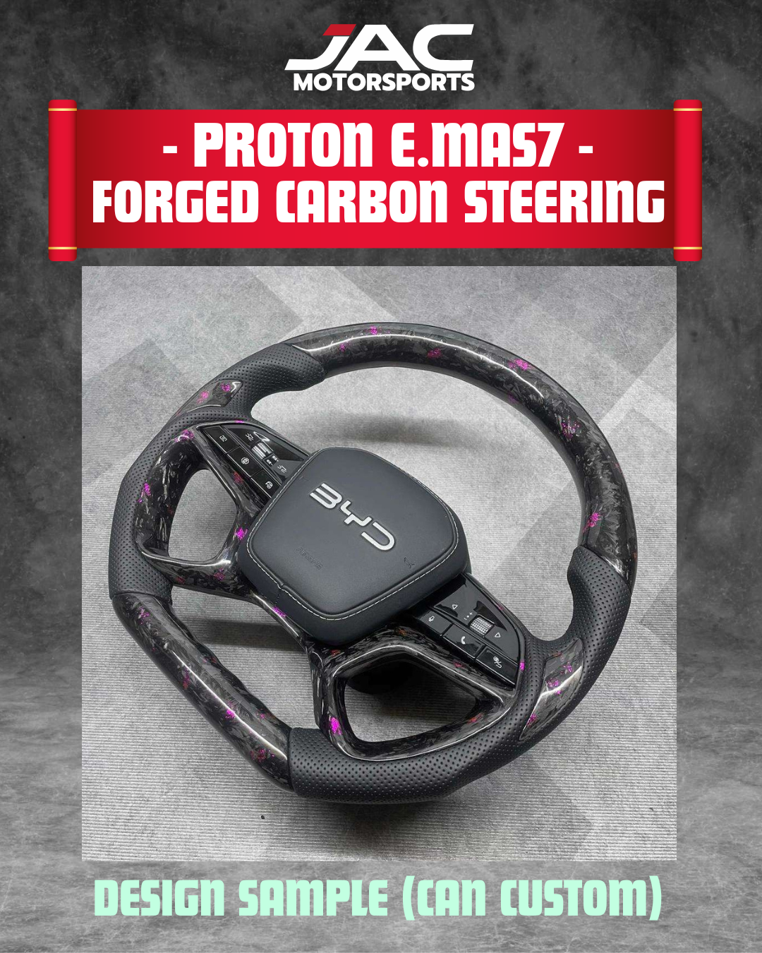 PROTON EMAS 7 FORGED CARBON STEERING