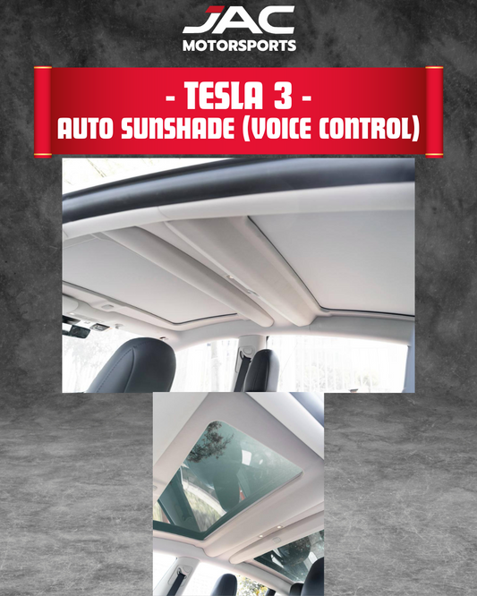 TESLA MODEL 3 AUTO SUNSHADE (VOICE CONTROL)
