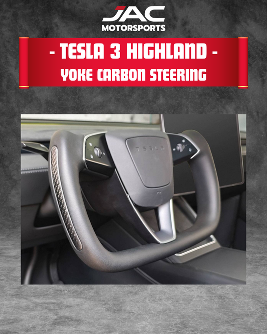 TESLA HIGHLAND YOKE CARBON STEERING