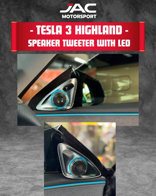 TESLA MODEL 3 SPEAKER TWEETER WITH LED