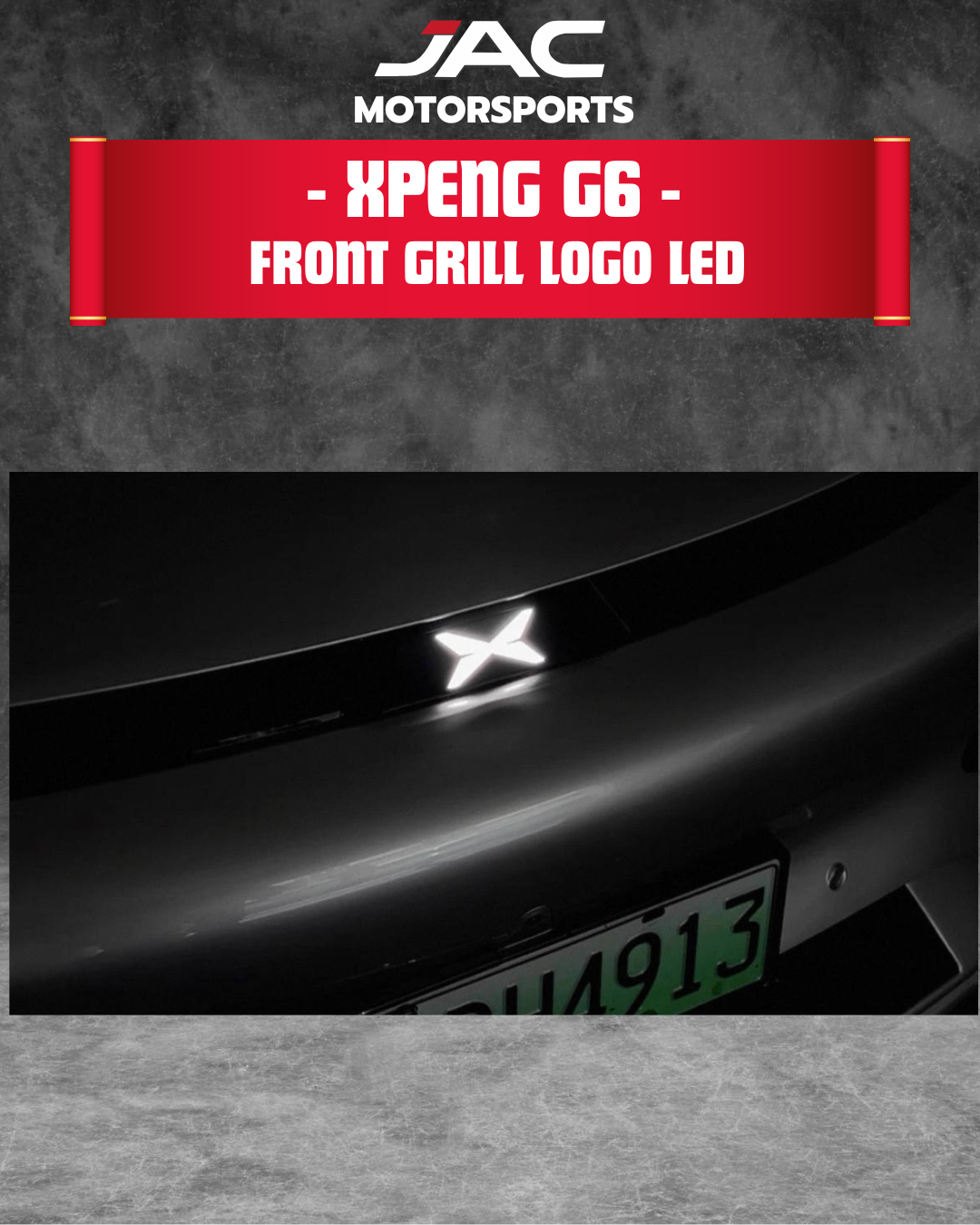 XPENG G6 FRONT GRILL LED LOGO