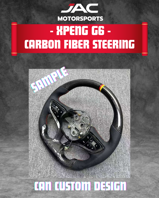 XPENG G6 CARBON FIBER STEERING (CUSTOM DESIGN)