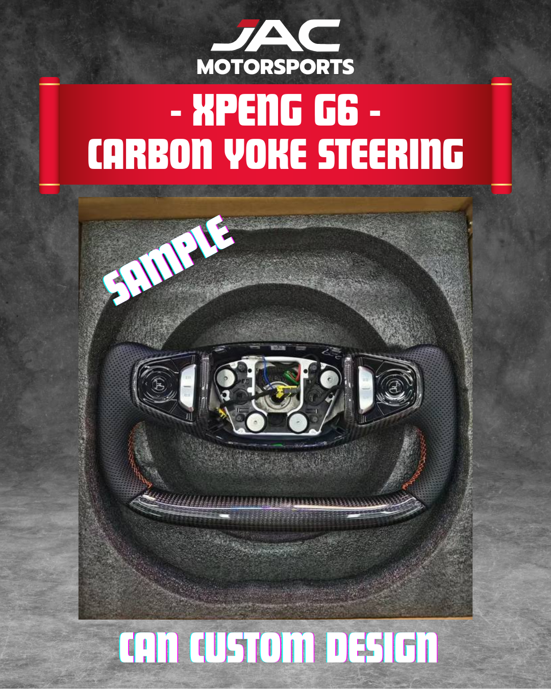 XPENG G6 FORGED/CARBON YOKE STEERING