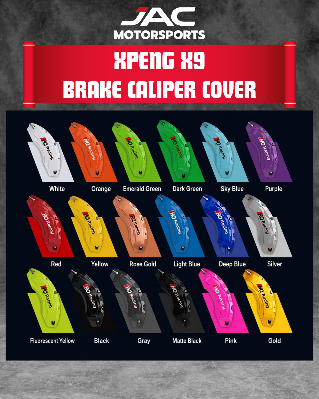 XPENG X9 BRAKE CALIPER COVER